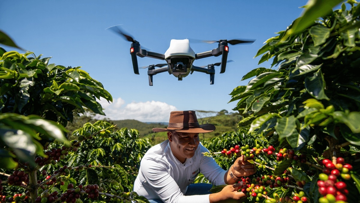 
                    Kaffeebohnen im Visier: Wie Drohnen für das Aroma unseres Wachmachers kämpfen
                