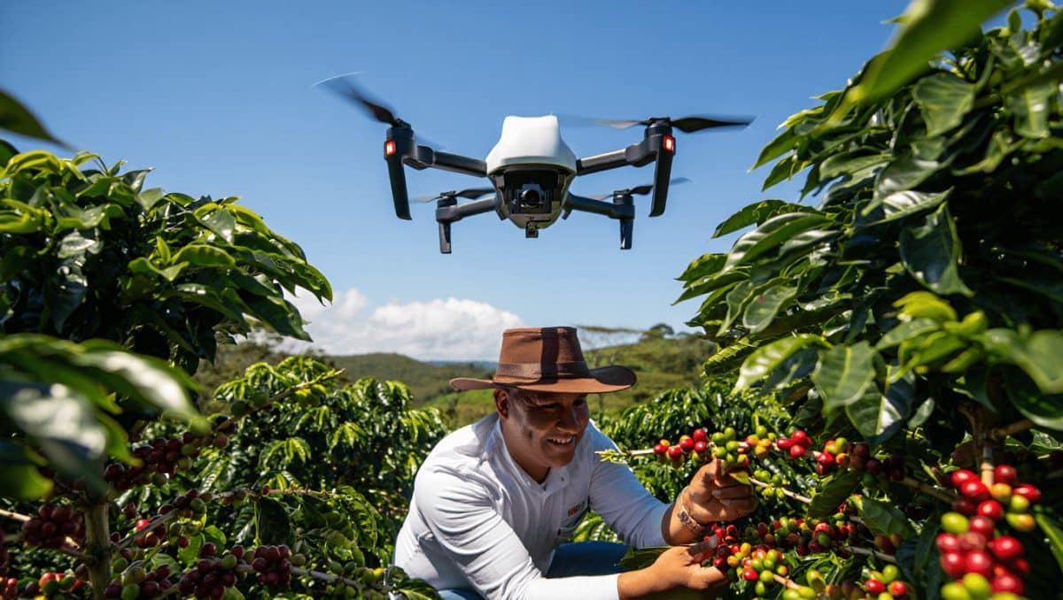 Kaffeebohnen im Visier: Wie Drohnen für das Aroma unseres Wachmachers kämpfen
