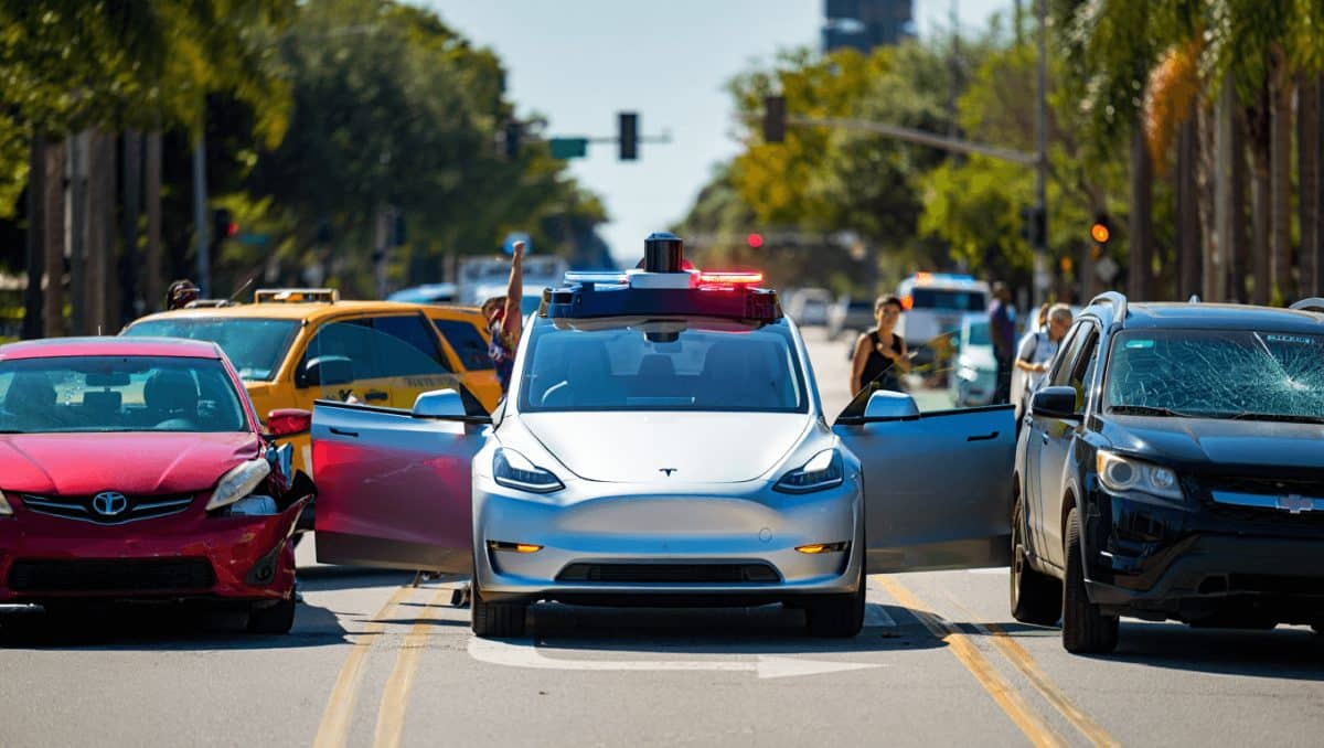 Crashquote: Teslas Robotaxis bauen 4-mal so häufig Unfälle wie Menschen