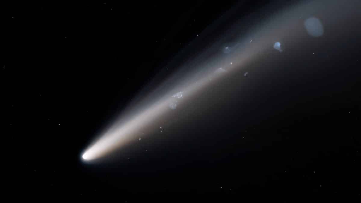 Hubble-Teleskop dokumentiert zufällig das Ende eines Kometen