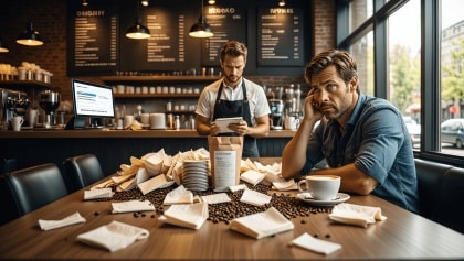 Startup lässt KI ein Café führen: 6.000 Servietten später zeigen sich Schwächen