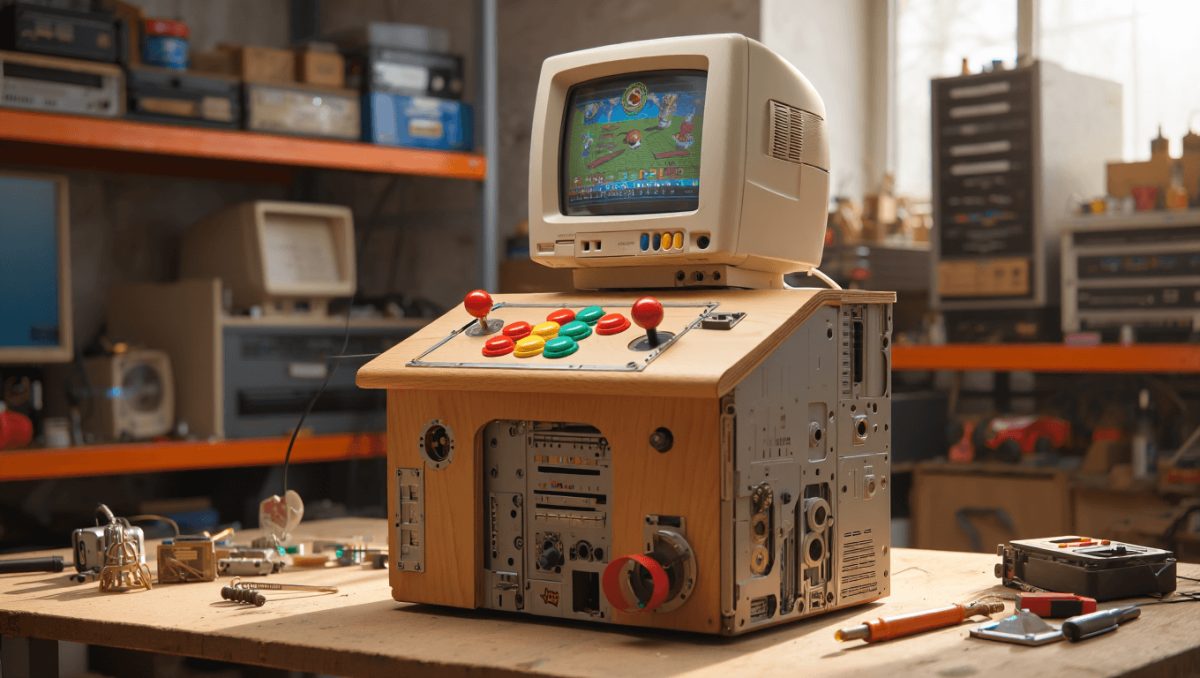 Vom Altgerät zur Gaming-Station: So wurde ein alter PC zum Arcade-Automaten
