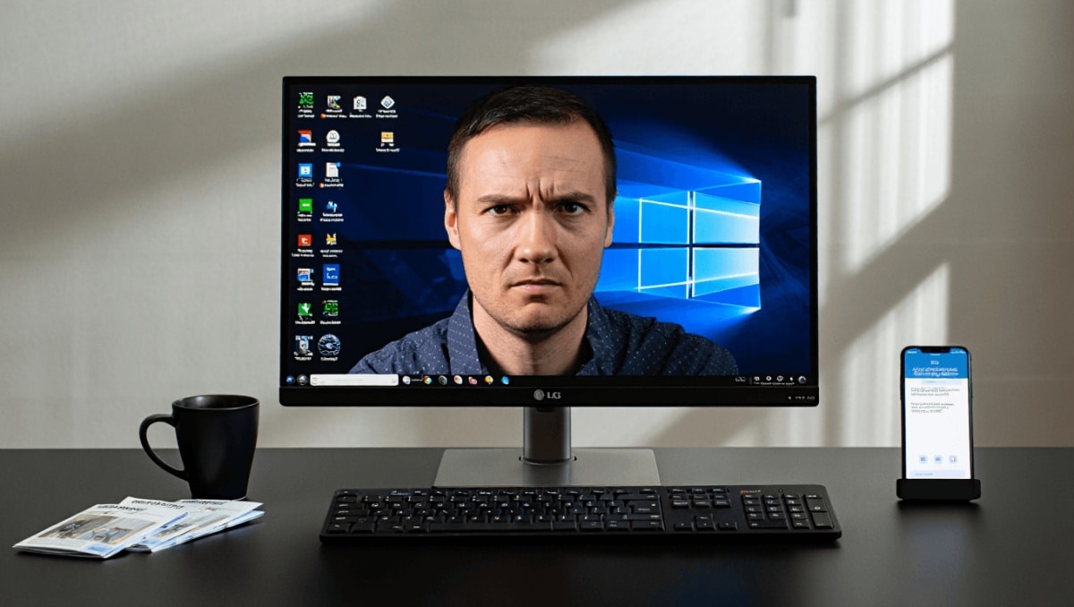 LG-Monitor mit Bloatware von McAfee