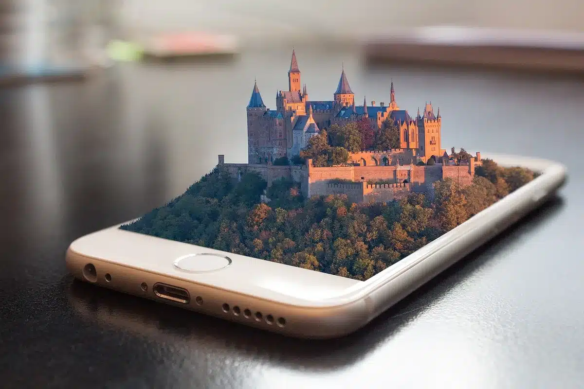Smartphone zeigt Software‑Update und mobile Verbindungssymbole